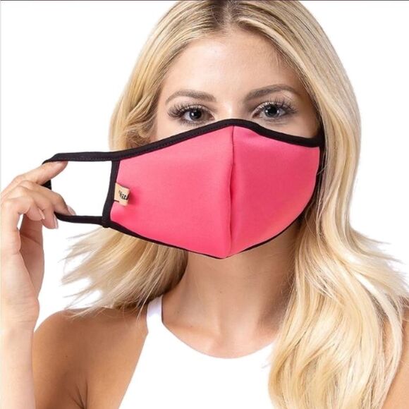 Coral Facemask Made in USA - Picture 3 of 5